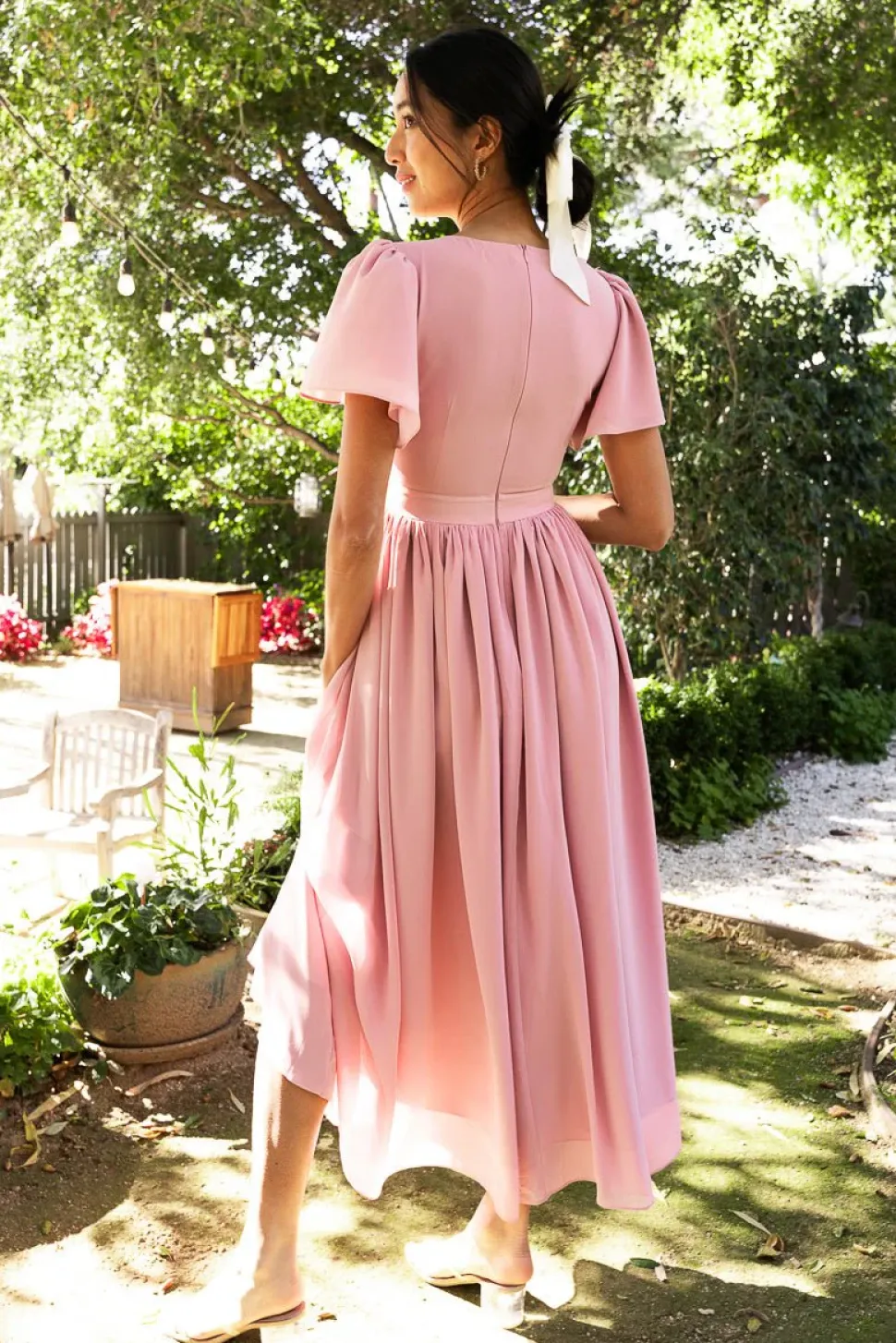 Abbie Dress in Blush