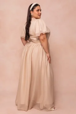 Abbie Dress in Champagne