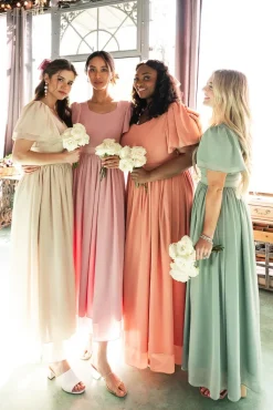 Abbie Dress in Champagne