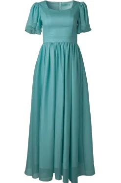 Abbie Dress in Seaglass Chiffon