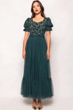 Adara Dress in Green