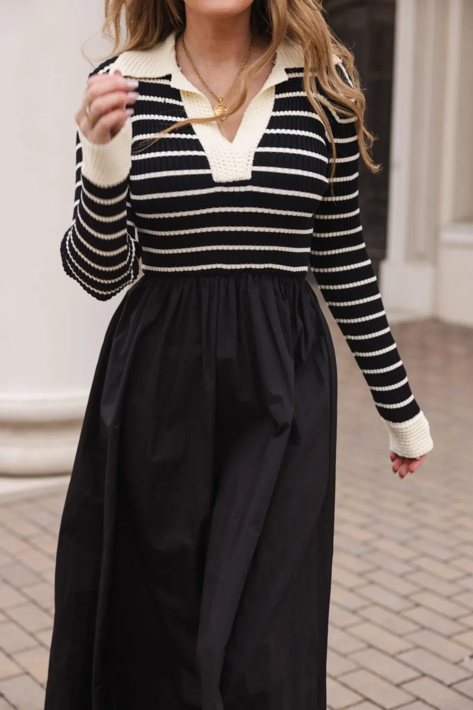 Adelina Dress in Black
