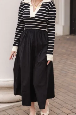 Adelina Dress in Black