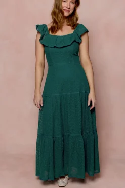 Alaina Dress in Deep Sea Lace