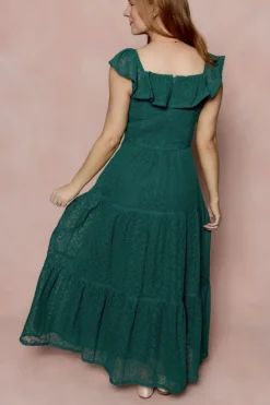 Alaina Dress in Deep Sea Lace