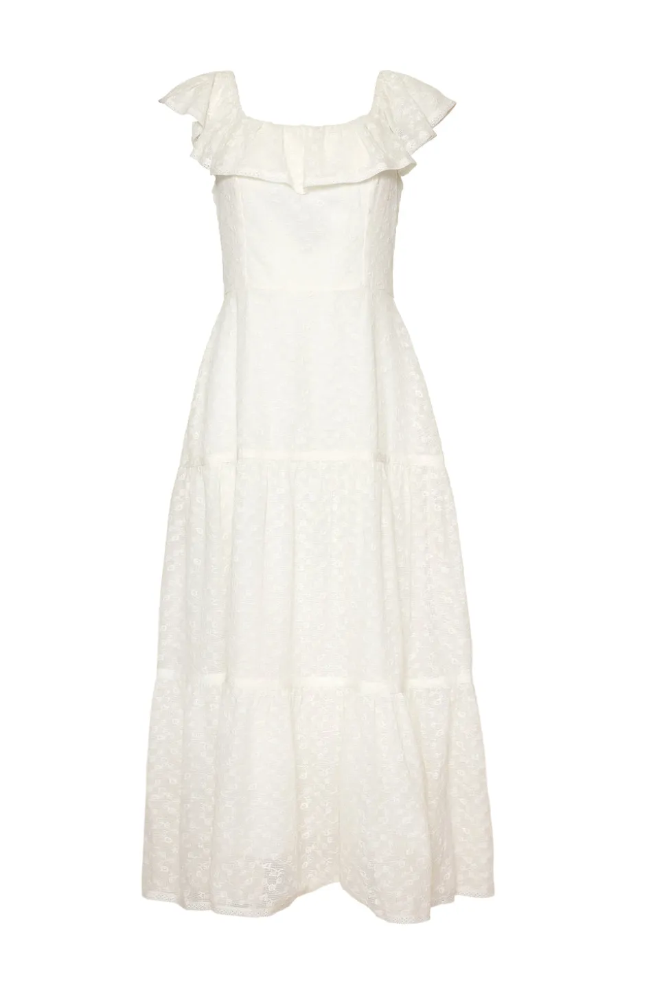 Alaina Dress in Ivory