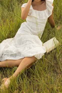 Alaina Dress in Ivory