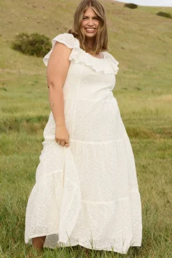 Alaina Dress in Ivory