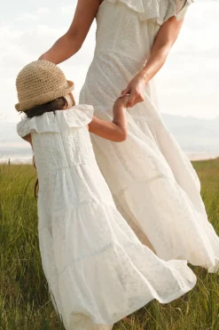 Alaina Dress in Ivory