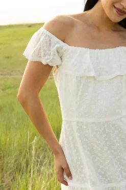 Alaina Dress in Ivory