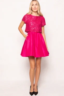 Alexis Dress in Fuchsia