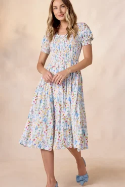 Amelie Dress in Floral Fields
