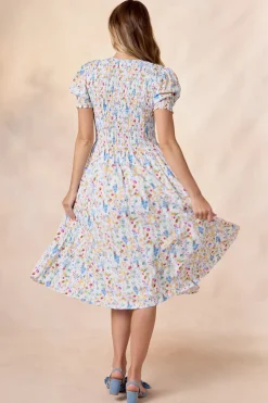 Amelie Dress in Floral Fields