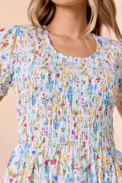 Amelie Dress in Floral Fields