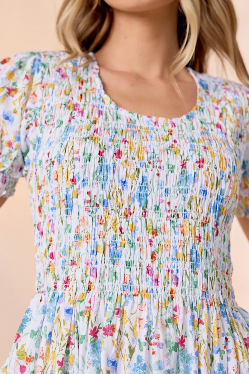 Amelie Dress in Floral Fields