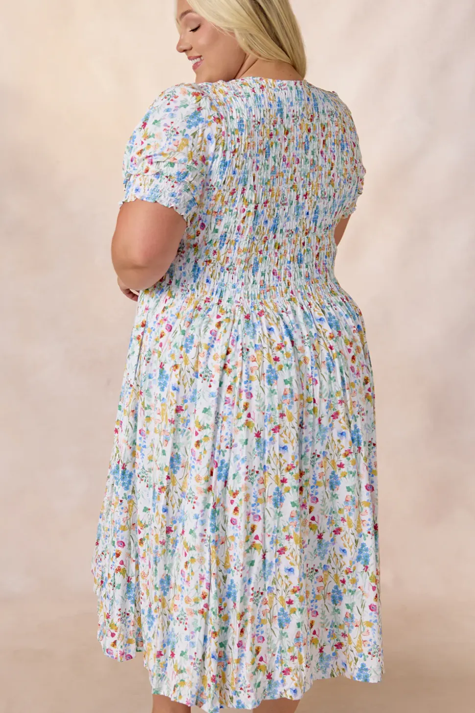 Amelie Dress in Floral Fields