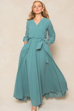 Andie Dress in Seaglass Chiffon