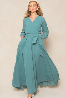 Andie Dress in Seaglass Chiffon