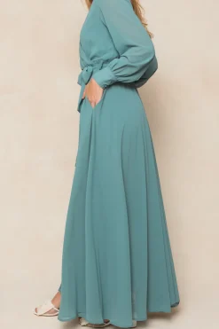 Andie Dress in Seaglass Chiffon