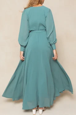 Andie Dress in Seaglass Chiffon