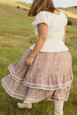 Annalise Midi Skirt in Philocaly Floral