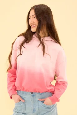 Ash Hoodie in Pink Ombre