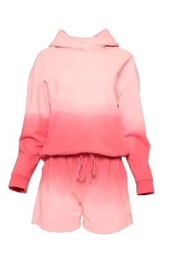 Ash Hoodie in Pink Ombre