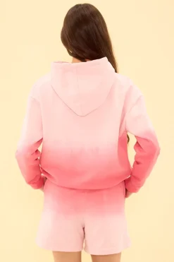 Ash Sweatshorts in Pink Ombre