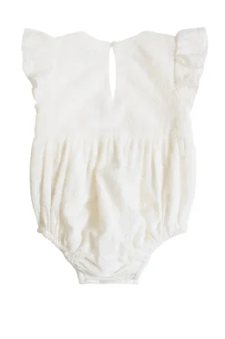 Baby Alaina Romper in Ivory