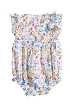 Baby Ana Romper in Floral Fields