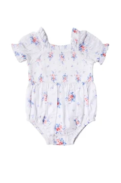 Baby Emily Romper in Heritage Soft Ditsy Floral