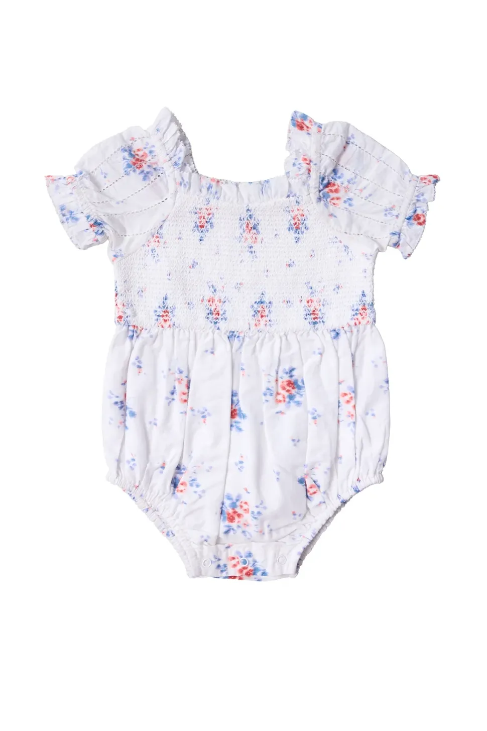 Baby Emily Romper in Heritage Soft Ditsy Floral