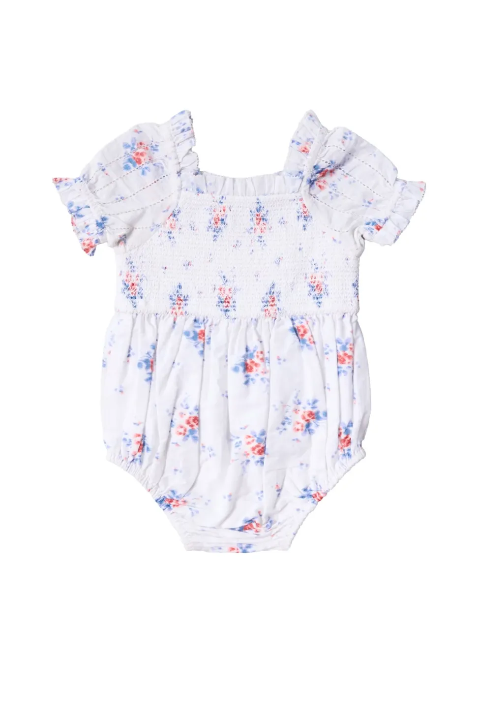 Baby Emily Romper in Heritage Soft Ditsy Floral