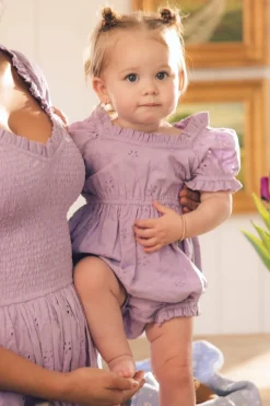 Baby Emmi Romper in Lilac