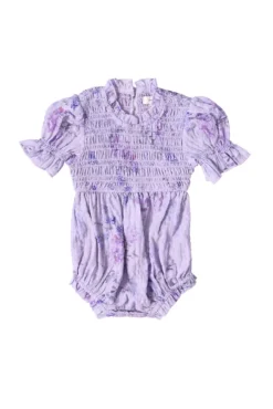 Baby Flynn Romper in Lavender Aquarelle Fleur