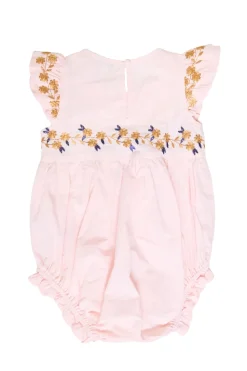 Baby Hattie Romper in Embroidered Spring Floral