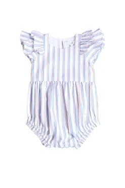 Baby Hattie Romper in Heritage Stripe