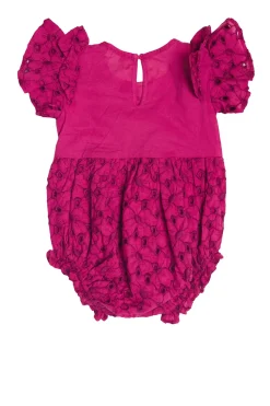 Baby Hattie Romper in Magenta