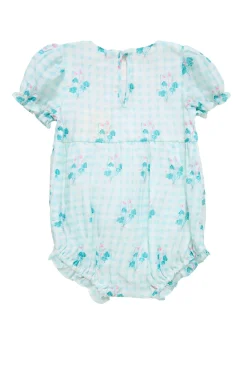 Baby Jessie Romper in Bloom Gingham
