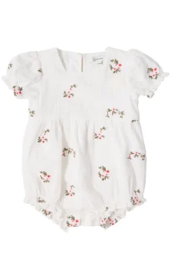 Baby Jessie Romper in Ditsy Embroidery
