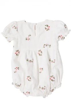 Baby Jessie Romper in Ditsy Embroidery