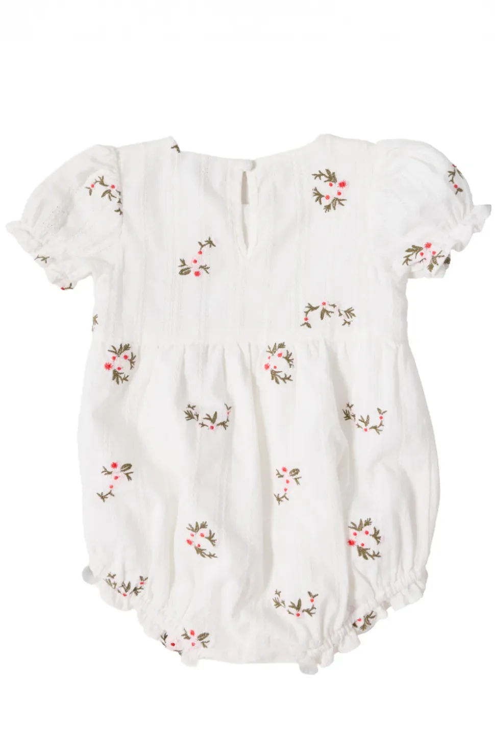 Baby Jessie Romper in Ditsy Embroidery