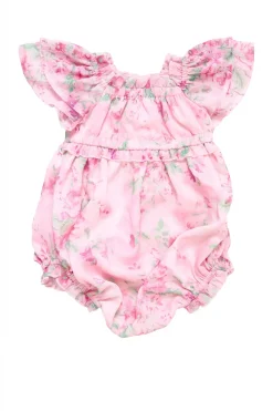 Baby Juliana Romper in Rose Trance