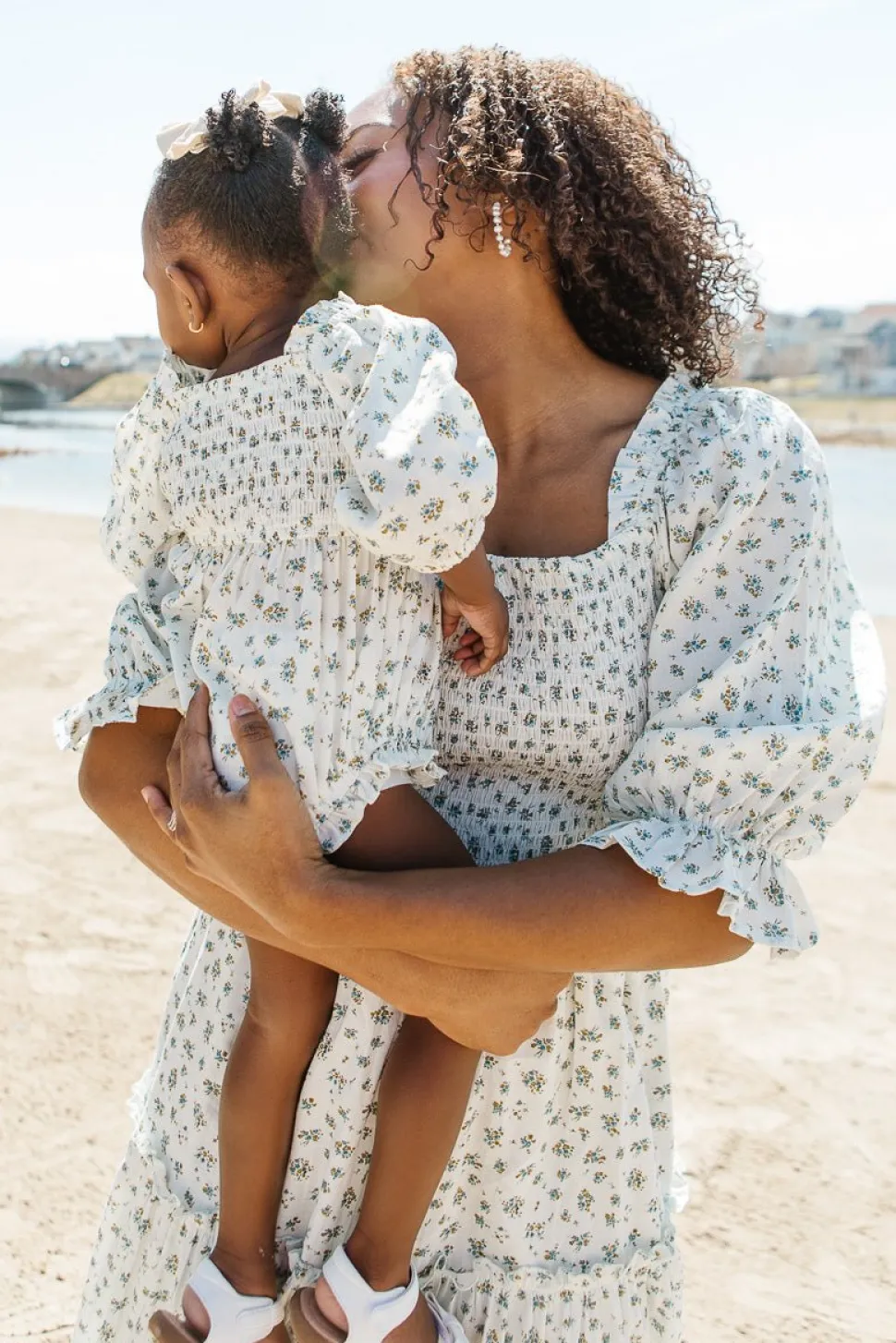 Baby Madeline Romper in Blue