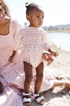 Baby Madeline Romper in Pink
