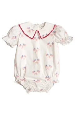 Baby Maisy Romper in Star Spangled
