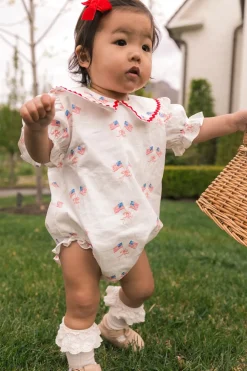 Baby Maisy Romper in Star Spangled