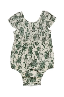 Baby Marlow Romper in Vintage Sage Bloom