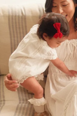 Baby Palermo Romper in White