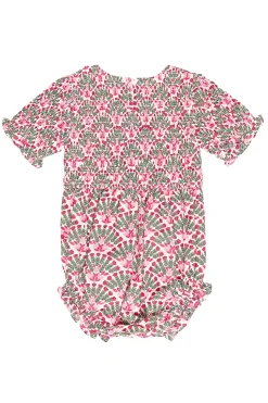 Baby Parker Romper in Floral Fan